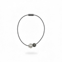 Zsiska Radiance Silver Grey Necklace