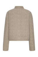 Ilse Jacobsen Quilt Short Jacket In Beige