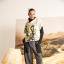 Kozan Suki Short Sleeved Top With Cowl Neck In Limoncello Print