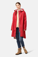 Ilse Jacobsen Rain 71 Coat in Deep Red