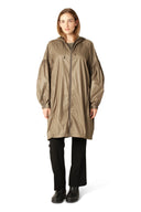 Ilse Jacobsen Shimmer Light Weight Jacket In Beige Gold