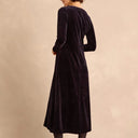 Sahara Velvet Jersey Maxi Dress In Night