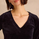 Sahara Velvet Jersey Maxi Dress In Night