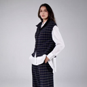 Clemente Runu Reversable Check Sleeveless Vest