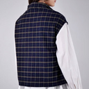 Clemente Runu Reversable Check Sleeveless Vest