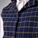 Clemente Runu Reversable Check Sleeveless Vest