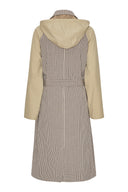 Ilse Jacobsen Water Repellent Trench Coat In White Pepper