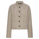 Ilse Jacobsen Quilt Short Jacket In Beige
