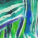Aino Elsa Palmeras Dress In Green Multi