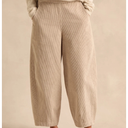 Sahara Jumbo Cord Bubble Trouser in Ecru