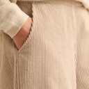 Sahara Jumbo Cord Bubble Trouser in Ecru