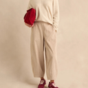 Sahara Jumbo Cord Bubble Trouser in Ecru