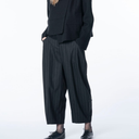 Oska Trousers 6512 Black Pinstripe