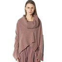 Rundholz 540 Crystal Oversize Fleck Sweater With Shawl Collar
