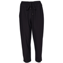 Naya Drawstring Trousers With Tab At Hem In Black