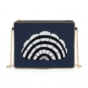 Wild Beaded Bag In Blue