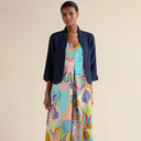 Sahara Linen Cropped Jacket
