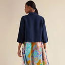 Sahara Linen Cropped Jacket