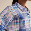 Sahara Night Multi Crinkle Check Shirt