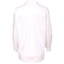Naya Specked Placement Print Shirt With Gathered Colour Trim In White/Army