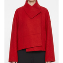 Oska Wool Jacket 6622 in Scarlet