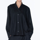 Oska Jacket 6626 Black Pinstripe