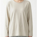 Oska Shirt 6643 Long Sleeve T Shirt in Ecru