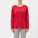 Oska Shirt 6643 Long Sleeve T Shirt in Scarlet