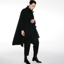 Igor Hoya Coat In Black Boucle