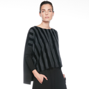 Igor Bugenvilla High Low Top In Black with Velvet Stripes