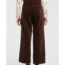 Vilagallo Ari Velvet Trouser In Chocolate