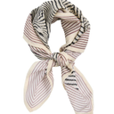 Bitte Kai Rand Silk Neck Scarf In Stone/Black Pattern