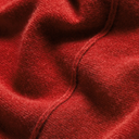 Sahara Merino Wool Cowl Neck Sweater in Conker