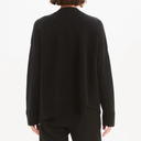 Tirelli Textured Cuff Knit Sweater In Black