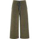 Henriette Steffensen 3/4 Length Flare Trousers In Moss