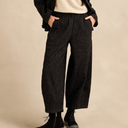 Sahara Stitched Jacquard Bubble Trouser In Black And White