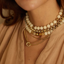 Zag Iguazu Necklace In Gold