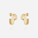 Zag Astrolab Double Earring In Gold