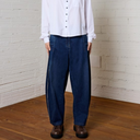 Lurdes Bergada Barrel Leg Jeans In Denim Blue