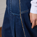 Lurdes Bergada Barrel Leg Jeans In Denim Blue