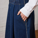 Lurdes Bergada Jean Culotte In Denim Blue