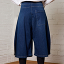 Lurdes Bergada Jean Culotte In Denim Blue