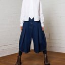 Lurdes Bergada Jean Culotte In Denim Blue
