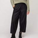 Sahara Stretch Bubble Denim Trouser In Black