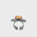 Katerina Vassou Solo Ring With Orange Crystal