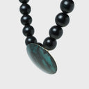 Katerina Vassou Industrial Bead Necklace In Petrol