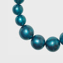 Katerina Vassou Spire Bead Necklace In Petrol