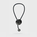 Katerina Vassou Plinth Cord Necklace With Black And Bronze Disc