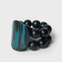 Katerina Vassou Industrial Bead Bracelet In Petrol