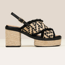 Gaimo Cocoa RAF Bombay Sandals in Harmony/ Negro